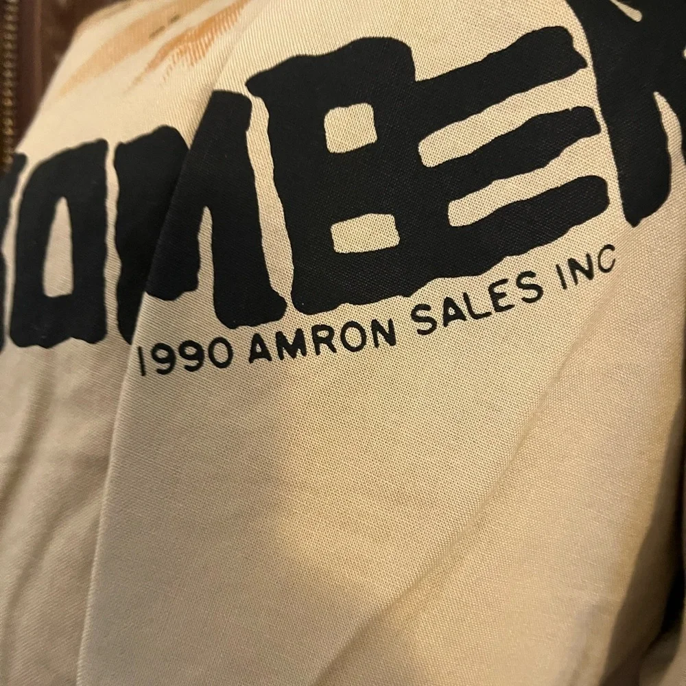 Vintage 90s‎ Aviator Bomber Jacket — Men’s Sz 42 (23.5×26)